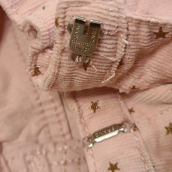 Chess Baby pink corduroy pants with gold star print - Picture 4 of 6
